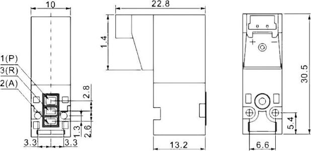372-C4ZP solenoid valve size